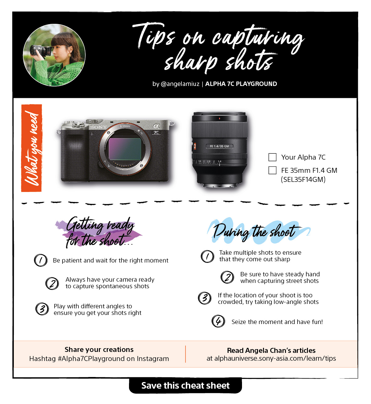 Tips on capturing sharper photos Cheat Sheet