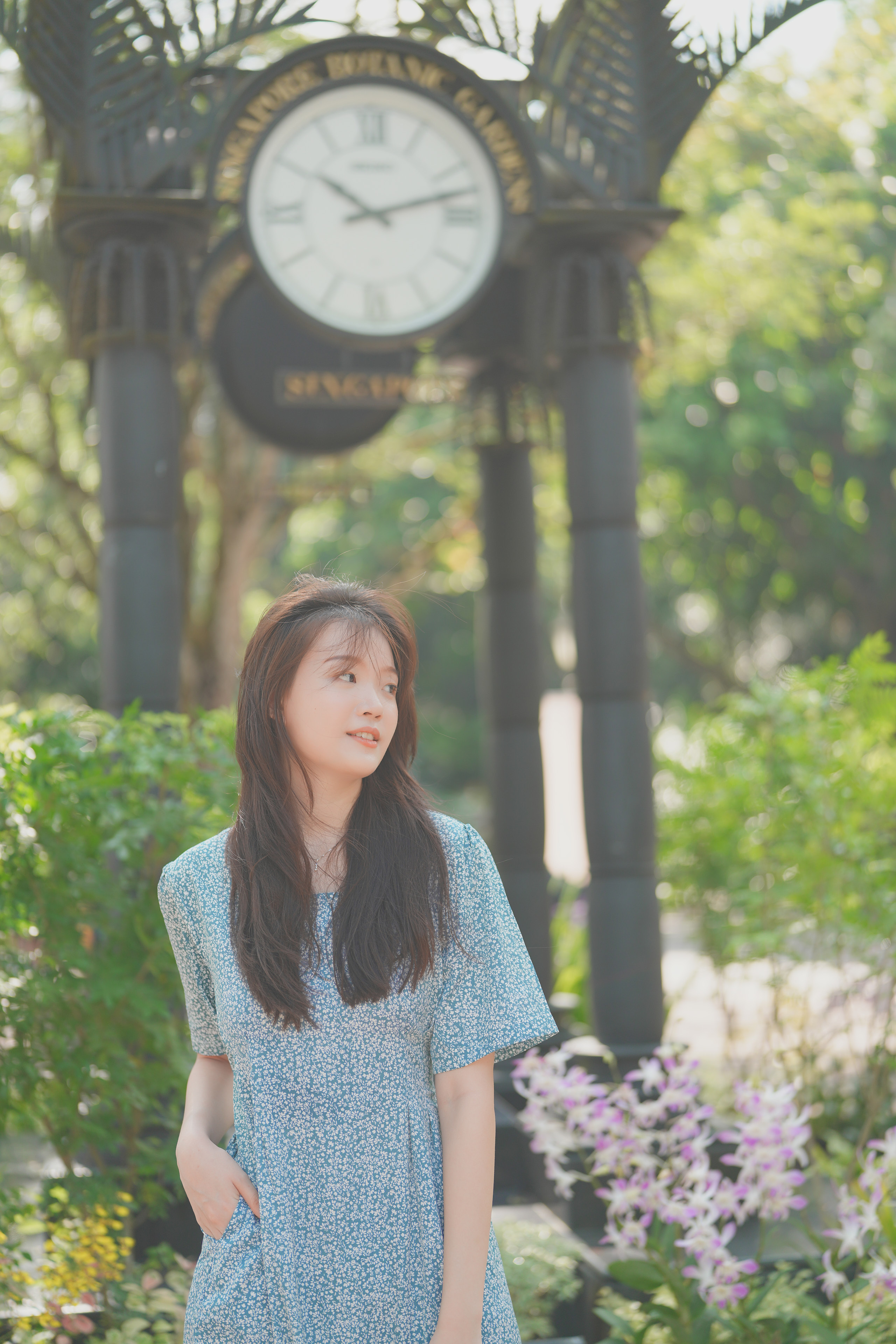 outdoor wide portrait shot